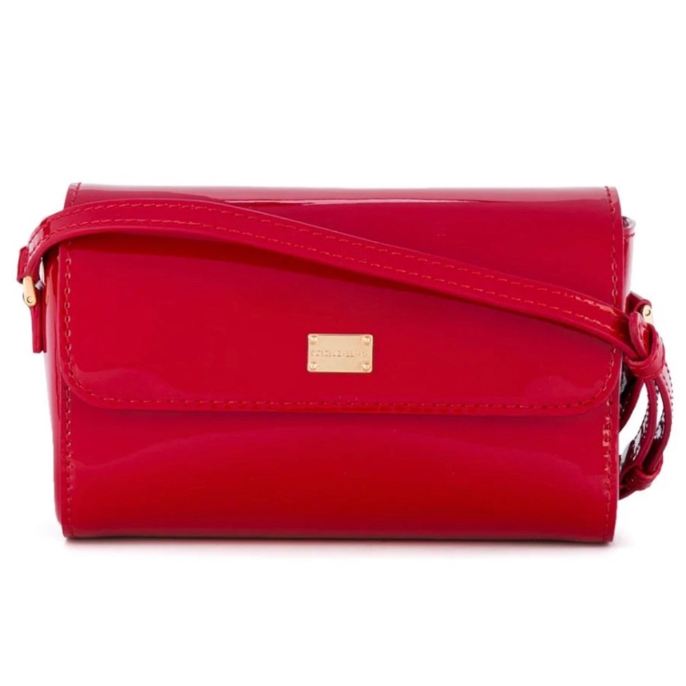 *SOLD* Dolce Gabanna Kids Red Leather patent bag